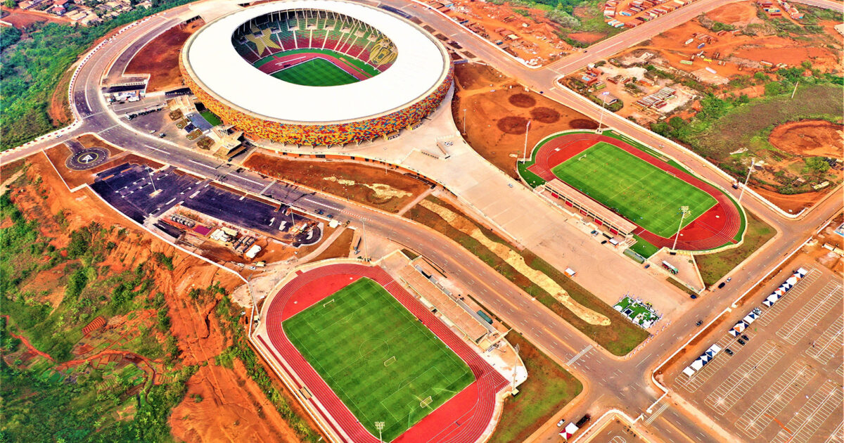 Complexe sportif Olembé à Yaoundé, Cameroun Magil Construction